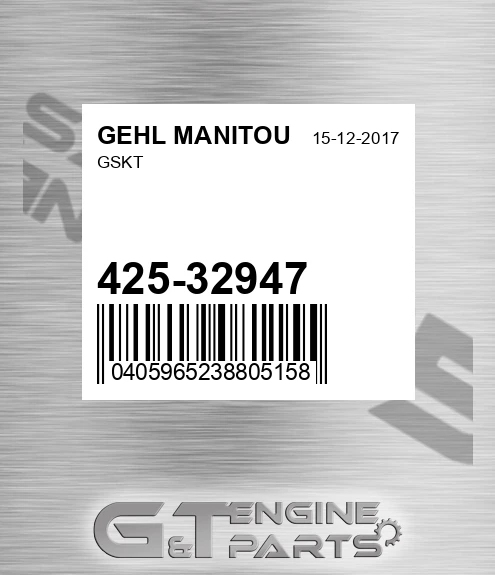 425-32947 Gskt for GEHL MANITOU