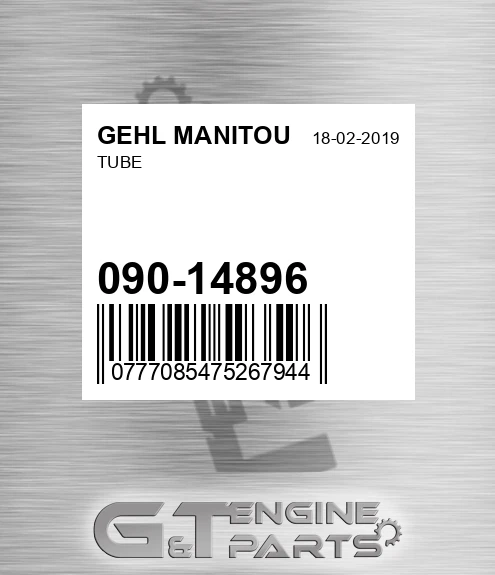 090-14896 Tube for GEHL MANITOU