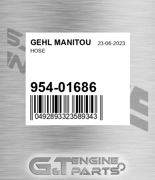 954-01686 Hose for GEHL MANITOU