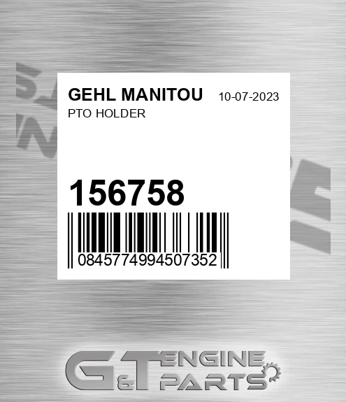 156758 Pto Holder