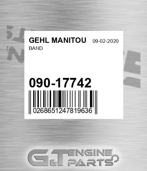 090-17742 Band for GEHL MANITOU