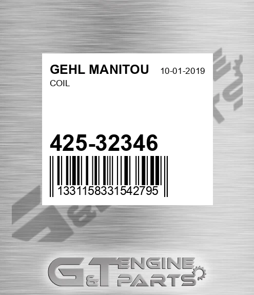 425-32346 Coil for GEHL MANITOU