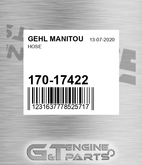 170-17422 Hose for GEHL MANITOU