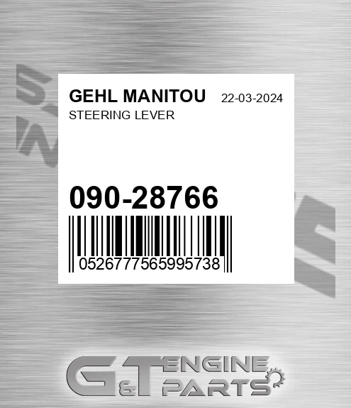 090-28766 Steering Lever for GEHL MANITOU