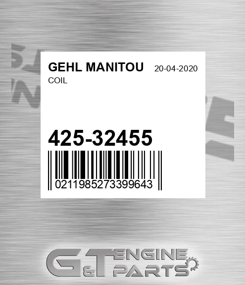 425-32455 Coil for GEHL MANITOU