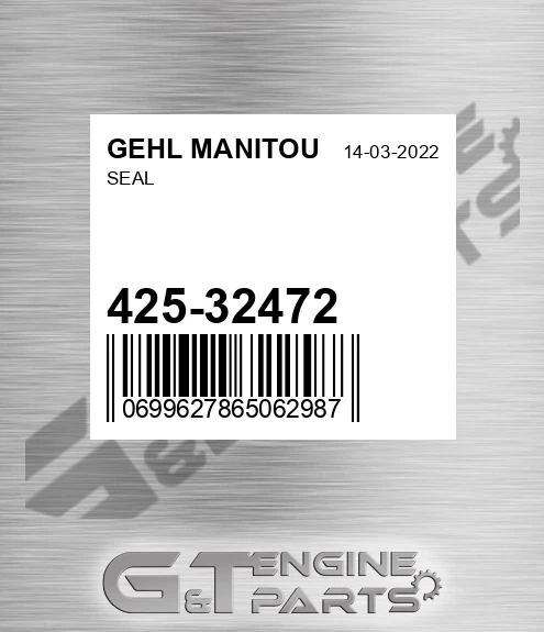 425-32472 Seal for GEHL MANITOU