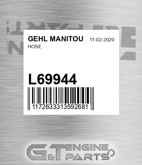 L69944 Hose for GEHL MANITOU