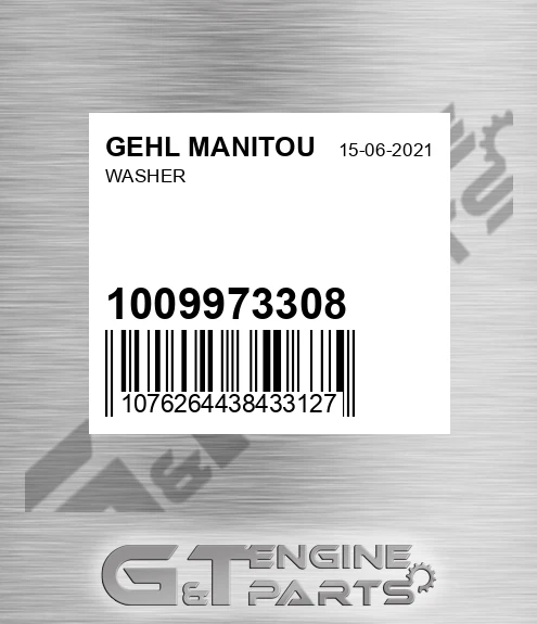 1009973308 Washer for GEHL MANITOU