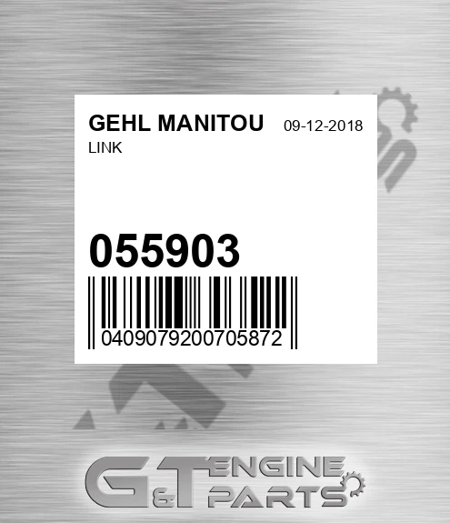 055903 Link for GEHL MANITOU
