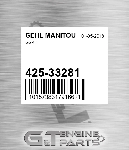 425-33281 Gskt for GEHL MANITOU
