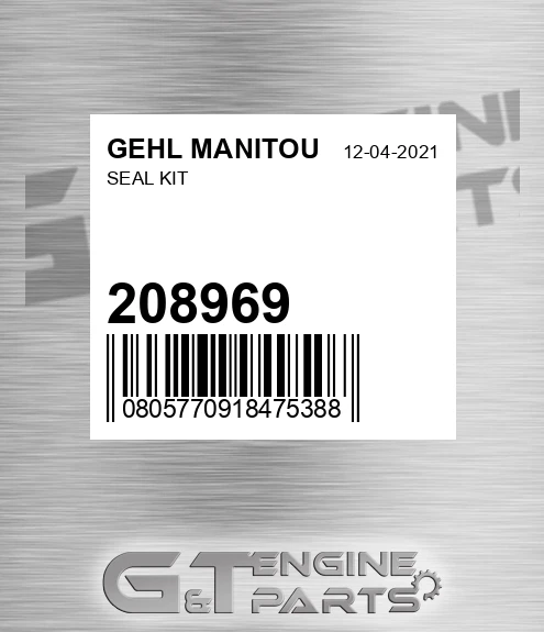 208969 Seal Kit for GEHL MANITOU