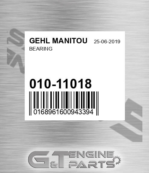 010-11018 Bearing for GEHL MANITOU