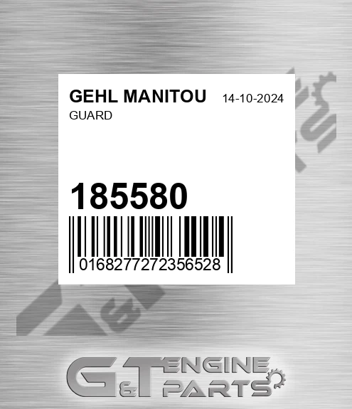 185580 Guard for GEHL MANITOU