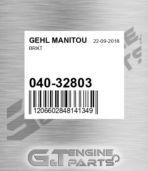 040-32803 Brkt for GEHL MANITOU