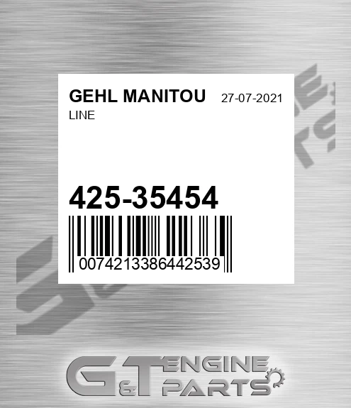 425-35454 Line for GEHL MANITOU