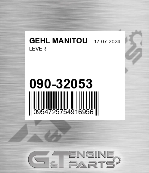 090-32053 Lever for GEHL MANITOU