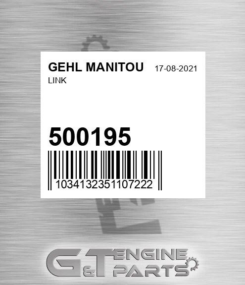 500195 Link for GEHL MANITOU