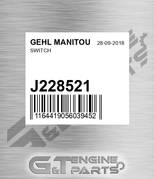 J228521 Switch for GEHL MANITOU