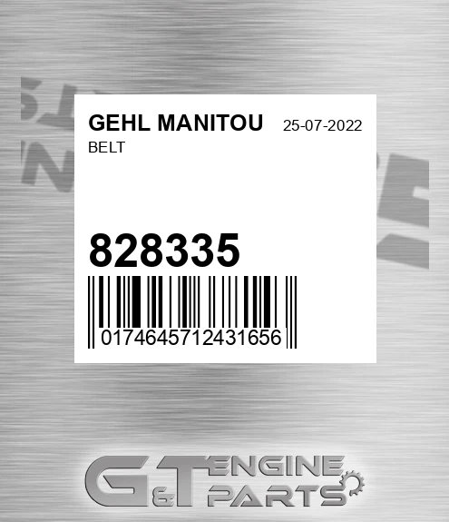 828335 Belt for GEHL MANITOU
