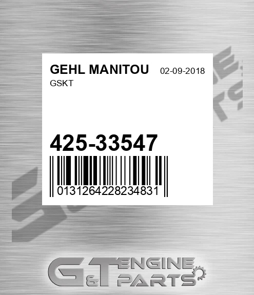 425-33547 Gskt for GEHL MANITOU