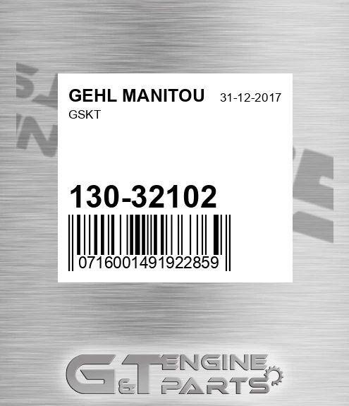 130-32102 Gskt for GEHL MANITOU