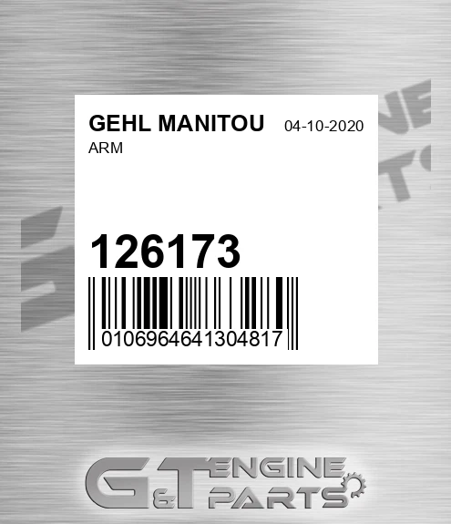 126173 Arm for GEHL MANITOU