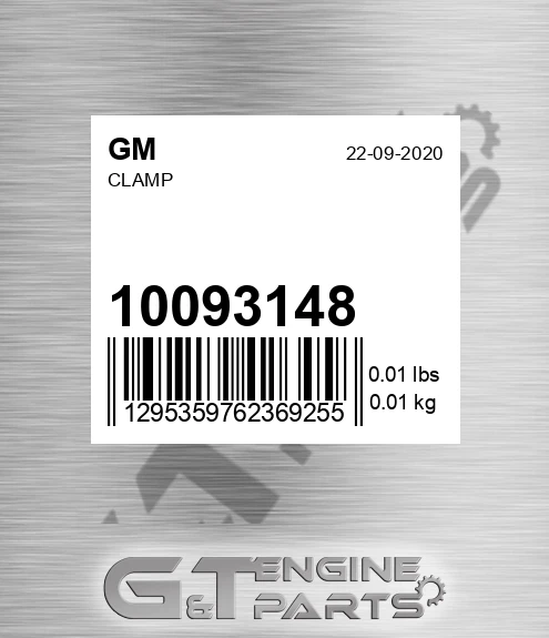 10093148 GM Clamp