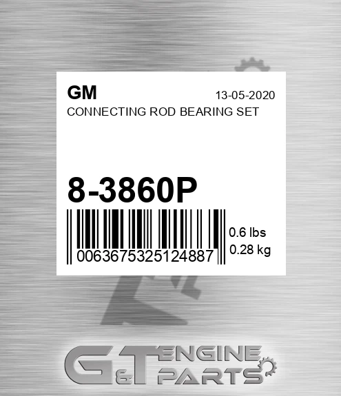 8-3860P Connecting Rod Bearing Set