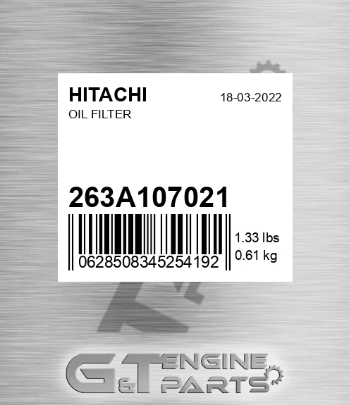 263A107021 Oil Filter