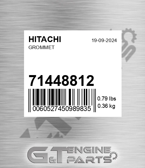 71448812 HITACHI Grommet