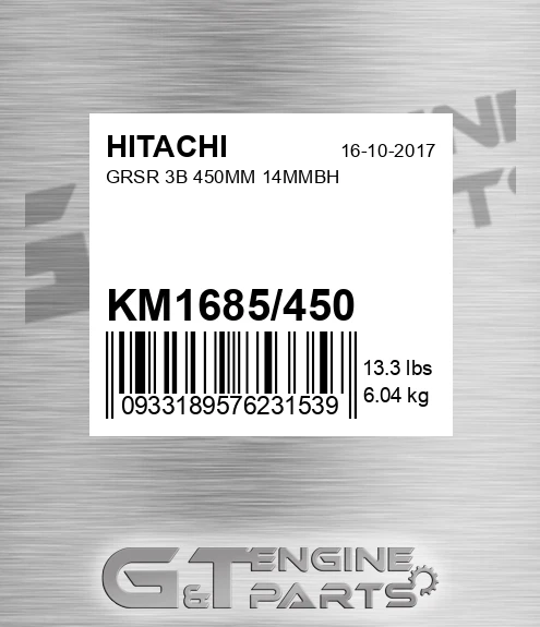 KM1685/450 Grsr 3b 450mm 14mmbh