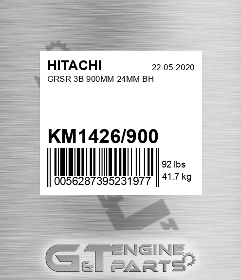 KM1426/900 Grsr 3b 900mm 24mm Bh
