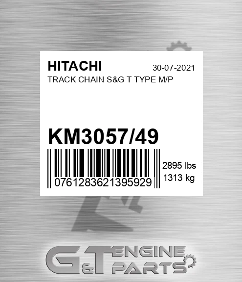 KM3057/49 Track Chain S&g T Type M/p