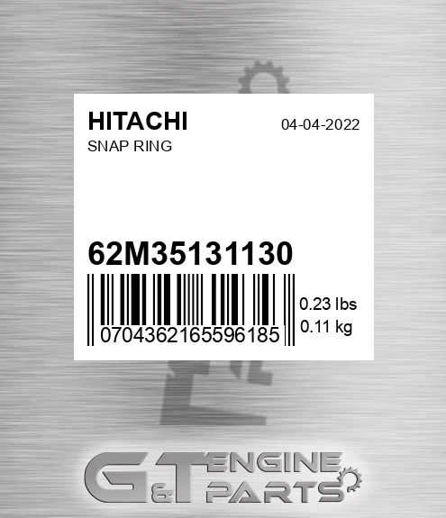 62M35131130 Snap Ring