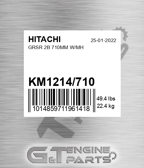 KM1214/710 Grsr 2b 710mm W/mh