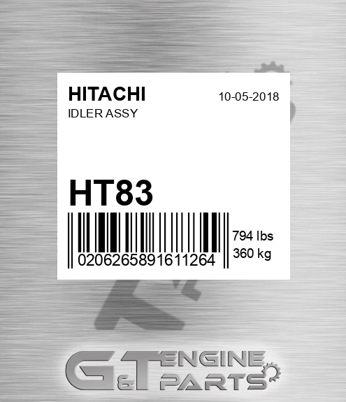 HT83 Idler Assy