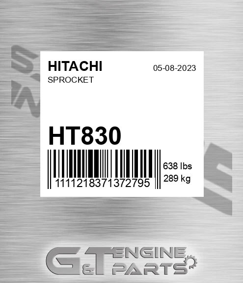 HT830 Sprocket