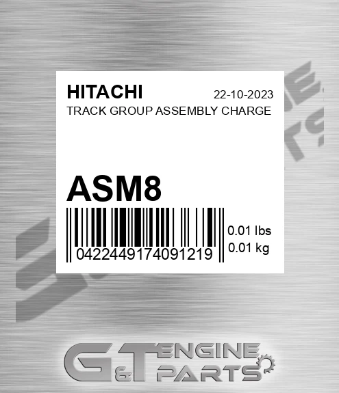 ASM8 HITACHI Track Group Assembly Charge