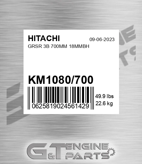 KM1080/700 Grsr 3b 700mm 18mmbh