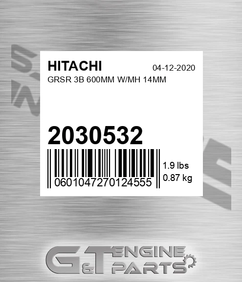 2030532 Grsr 3b 600mm W/mh 14mm
