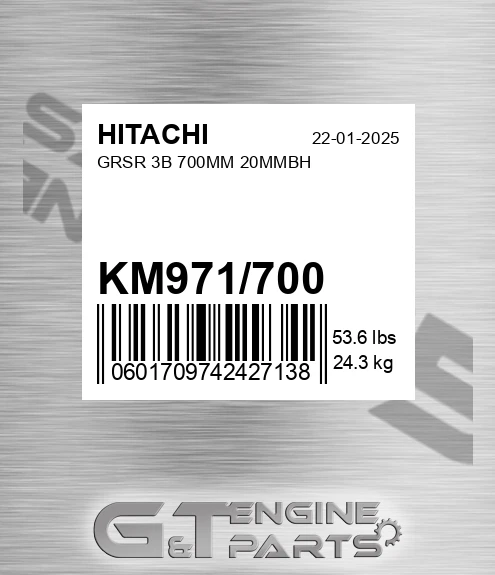 KM971/700 Grsr 3b 700mm 20mmbh