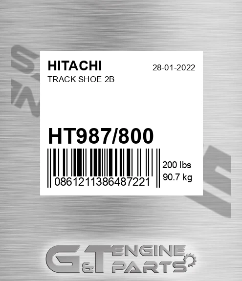 HT987/800 Track Shoe 2b