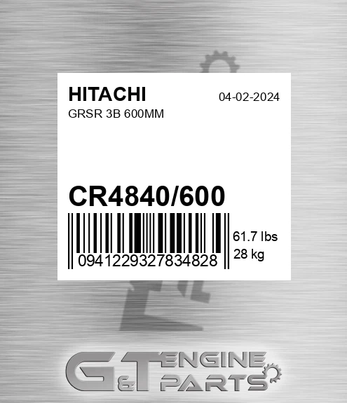 CR4840/600 Grsr 3b 600mm