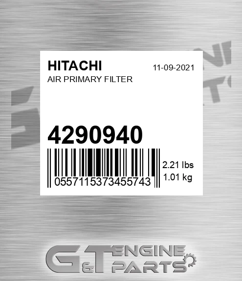 4290940 HITACHI Air Primary Filter