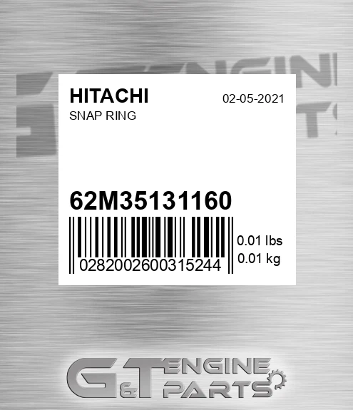 62M35131160 Snap Ring