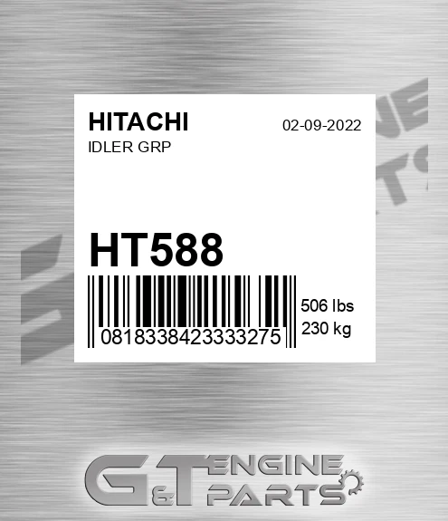 HT588 Idler Grp