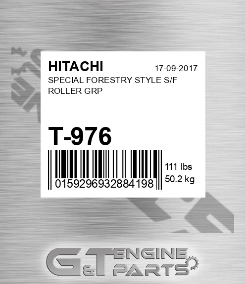 T-976 Special Forestry Style S/f Roller Grp