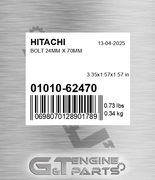 01010-62470 Bolt 24mm X 70mm
