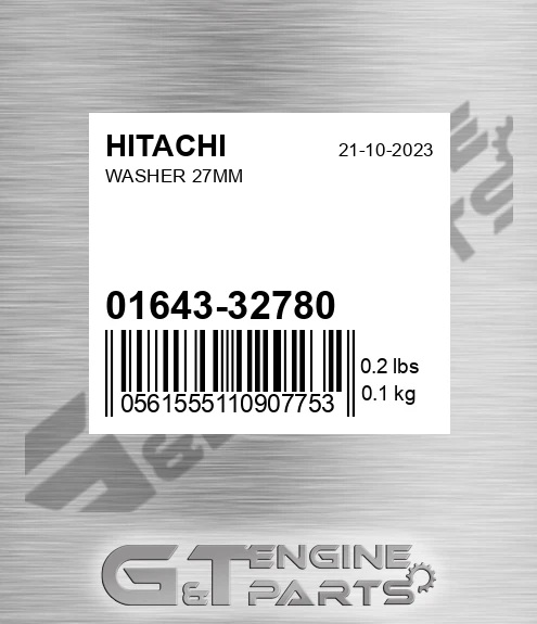 01643-32780 Washer 27mm