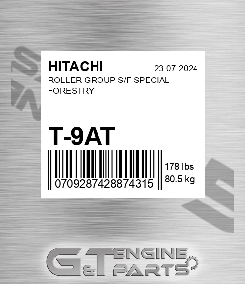 T-9AT Roller Group S/f Special Forestry